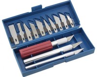 Designer Messer / Skalpell Set 13-Teilig, FüR Z.B. Modellbau, Schnitzerei, Etc.