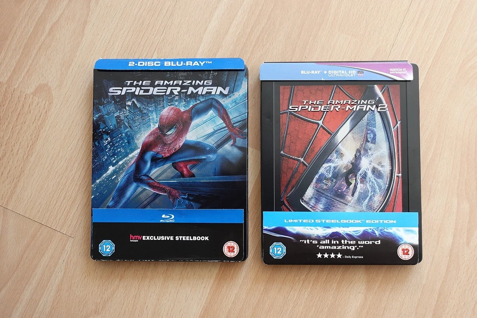 The Amazing Spider Man 1 and 2 Steelbook 2 blu ray - Image 2 of 4