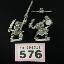 BIG'UN COMMAND METAL WARHAMMER FANTASY AGE OF SIGMAR GREENSKINZ ORCS & GOBLINS