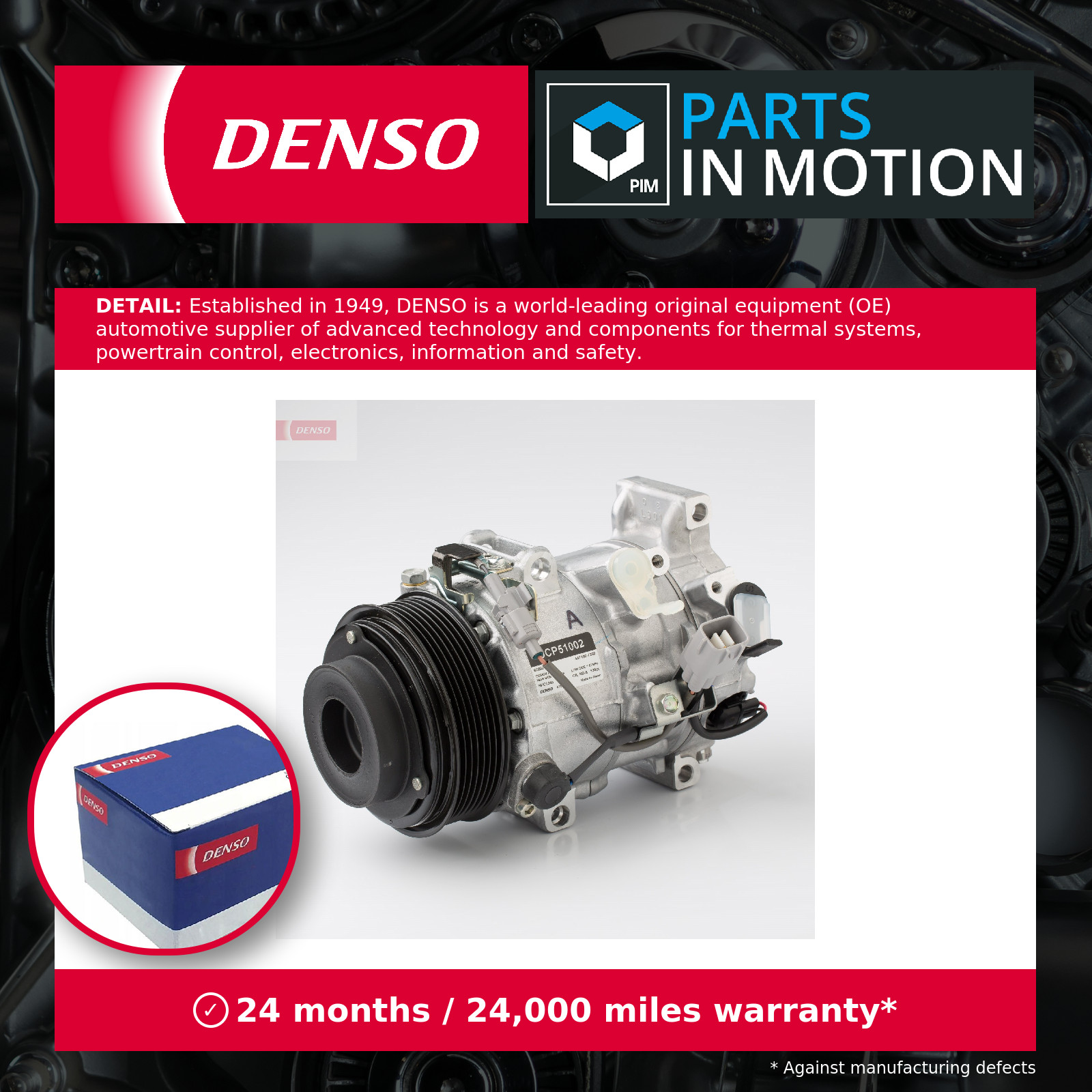 Air Con Compressor fits TOYOTA CROWN 3.0 03 to 08 AC Conditioning Denso Quality