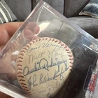 Detroit Tigers 1977 Team Signed Baseball  Ralph Houk Original PSA