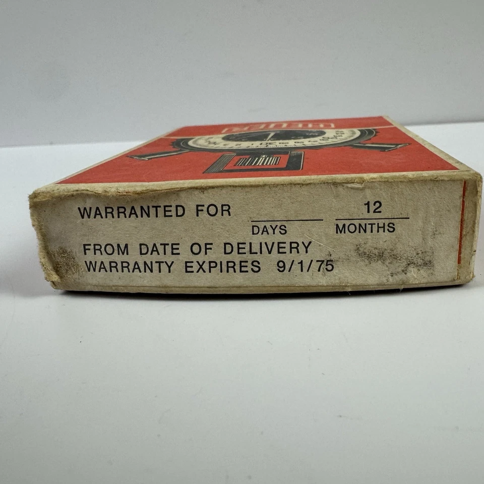 Cronómetro vintage HEUER Leonidas 7700 hecho en Suiza años 70 7 joyas caja/pegatina como está Foto 4 de 4