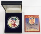 2000 $1 1oz American Silver Eagle - Colorized - Mint State - Uncirculated BU