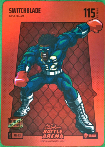 2026 Bo Jackson Battle Arena Switchblade *Travis Hunter RC Red Battlefoil Brawl