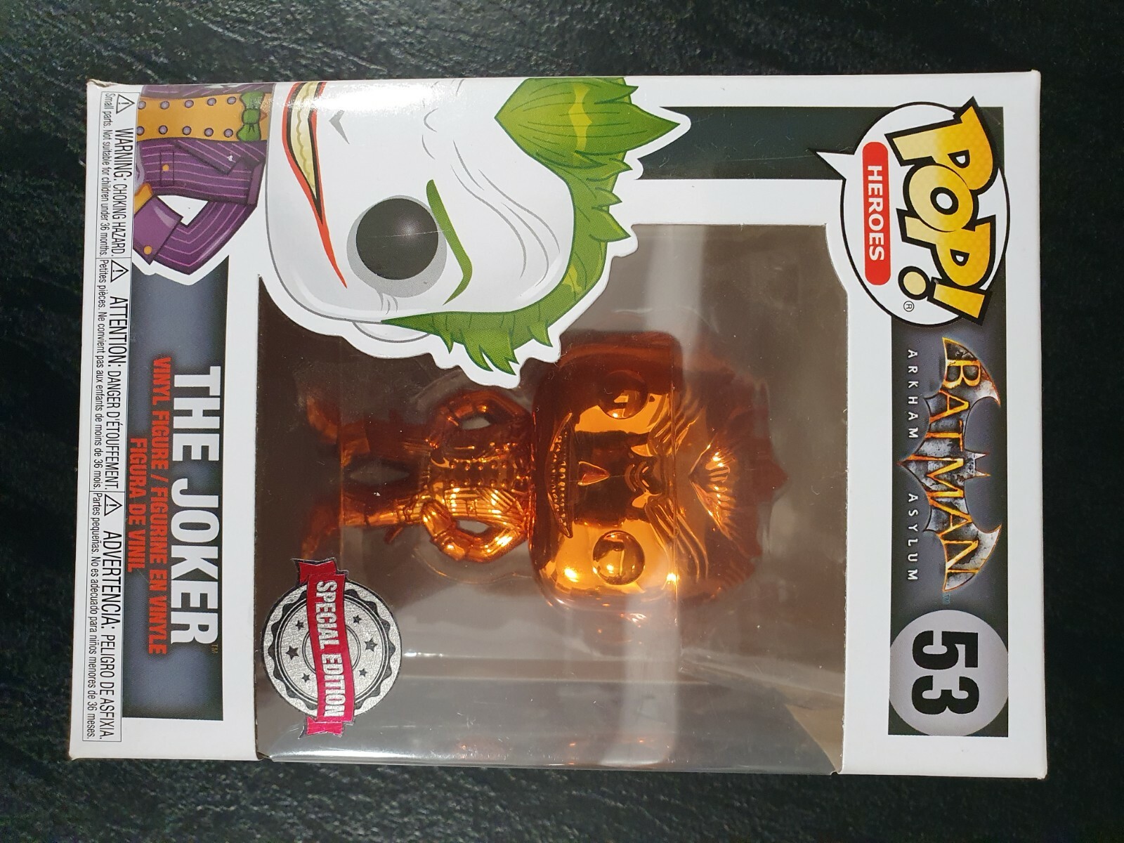 En Oferta Funko Pop Joker Chrome Orange, Special Edition