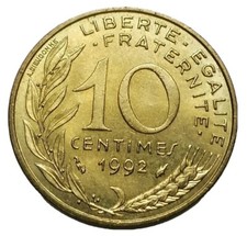 France 10 Centimes 1992 Coin Copper-aluminium-nickel  B75