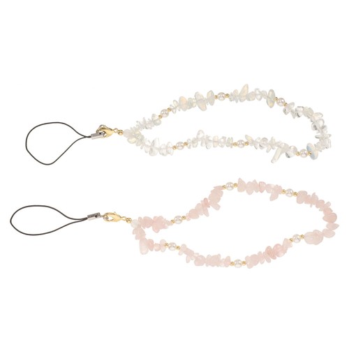 3 Pieces Mobile Phone Chain Ladies Beaded Cell Accessories Strap - Zdjęcie 9 z 12