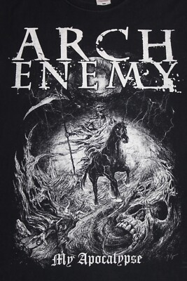 Y2K Arch Enemy Shirt My Apocalypse Melodic Death Meta Band Men's