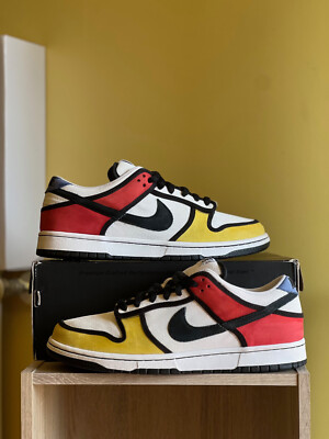 2008 Nike Dunk Low SB Piet Mondrian 44 10 Supreme Concepts High Parra Travis