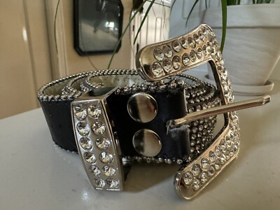 Vintage ALL CRYSTAL RHINESTONE 3.25 display picture 1