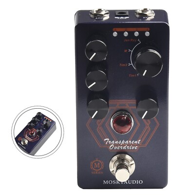 Mosky Transparent Overdrive Guitar Effects Pedal Achieve Your