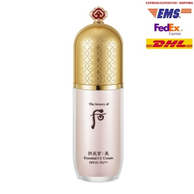 The WHOO GONGJINHYANG MI Essential CC Cream SPF25 PA++ Cosmetic EXPRESS SHIPPING