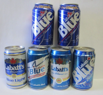 6 VINTAGE 1990'S LABATTS BLUE EVENT BEER CANS 10 CITIES | eBay