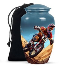 Beautiful Motorcross Urns For Adult Ashes Man Woman Large Urn For Human