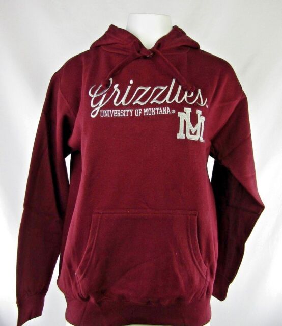 University of Montana Grizzlies Women's Hoodie Maroon NCAA S M L XL XXL