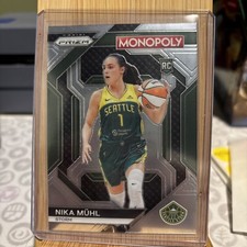 2024 Panini Prizm WNBA Monopoly Nika Muhl Rookie RC Seattle Storm #WNBA26