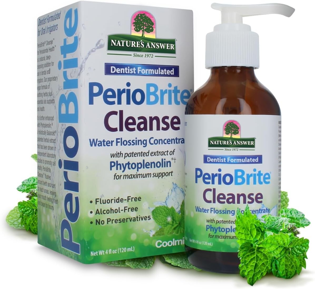 Nature's Answer PerioBrite Cleanse Water Flossing Concentrate 120ml Liquid