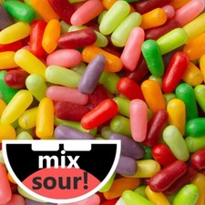 MIKE and IKE MEGA SOUR CHEWY FRUIT MIX FLAVORS CANDY-BULK BAG VALUE-PICK NOW