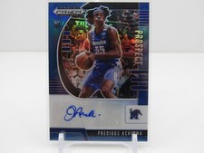 PRECIOUS ACHIUWA 2020 PRIZM DRAFT PICKS BLUE PRIZM PROSPECT AUTO! #053/149!