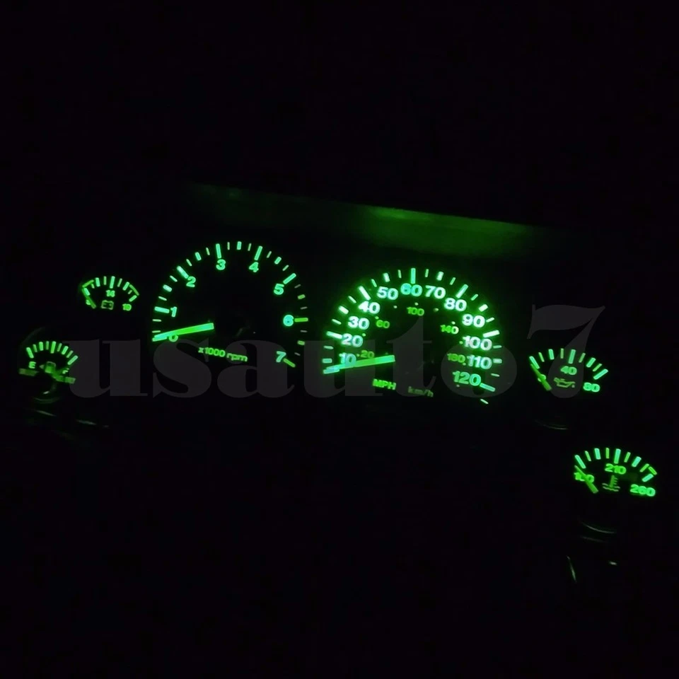 Dash Cluster Gauge GREEN LED LIGHT KIT Fits 93-98 Jeep Grand Cherokee ZJ - Image 3 of 4