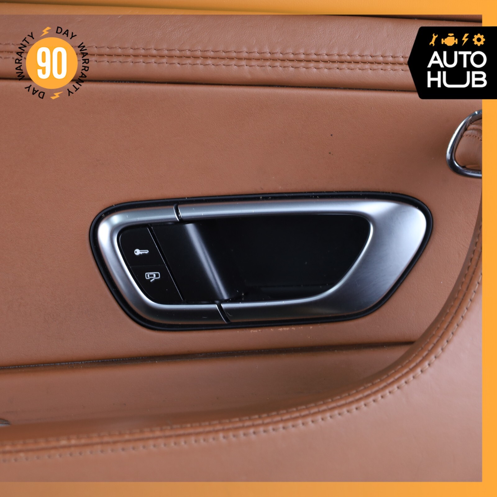 03-10 Bentley Continental GT Left Driver Side Interior Door Panel Brown OEM 53k
