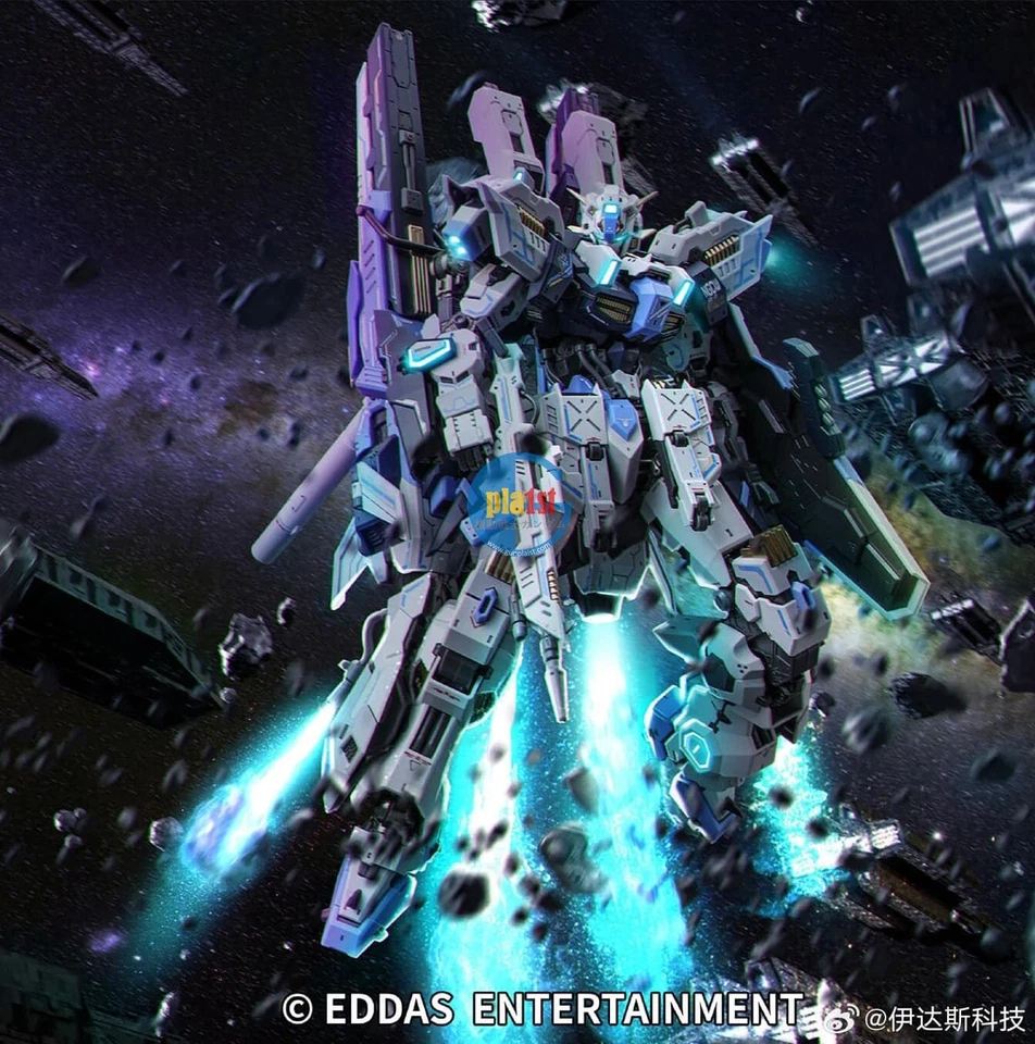 Brand New EDDAS Tech MG 1/100 Asgard (Metal Joints and bonus) Plastic Kit