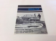 Brochure de vente Ford Zodiac MkIII Zephyr 4 et 6 - Original années 60 - Neuf ancien stock