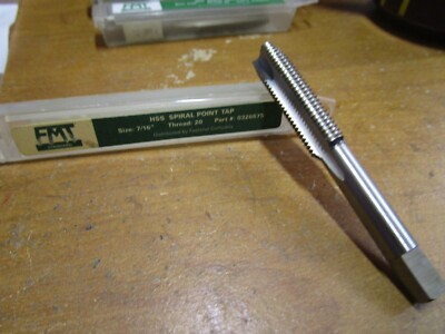 7/16''-20 HSS 3 Flute H3 Spiral Point Plug Tap