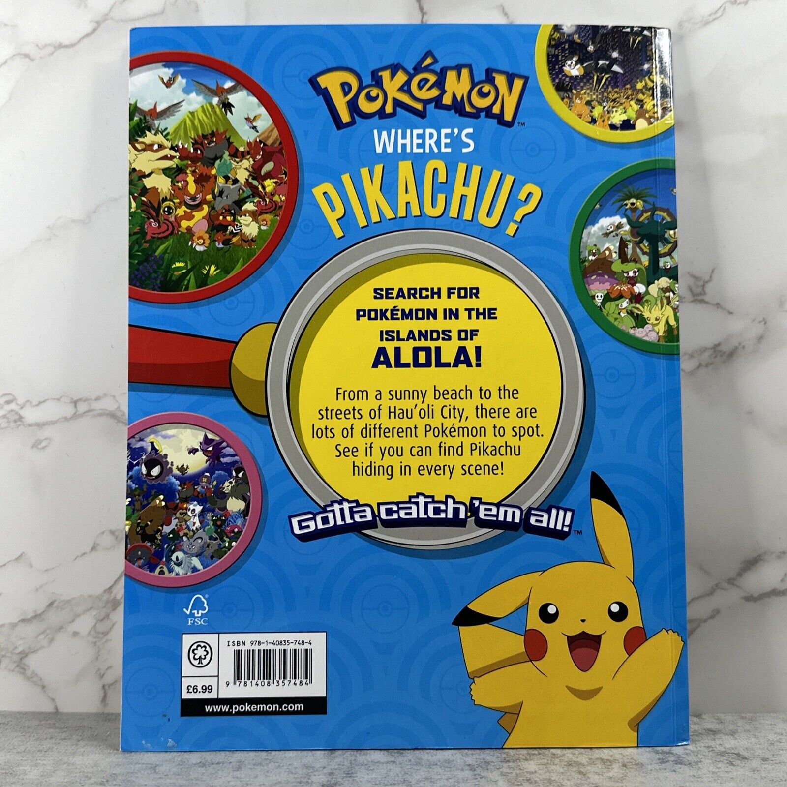 Pokémon Search and Find 4 Books Collection Set (Pokémon: Search and Fi