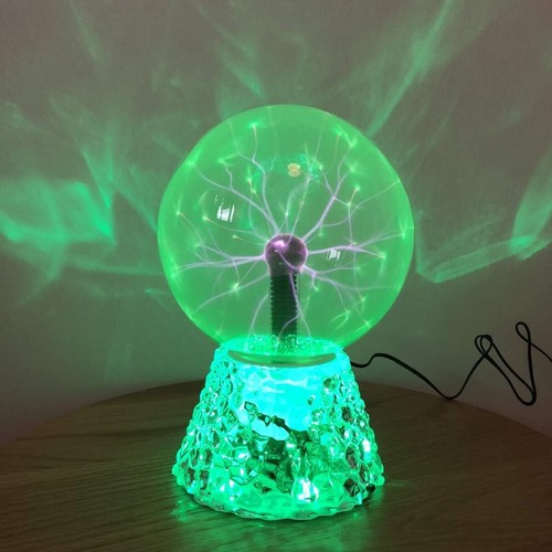 Plasma Ball, RAYWER 6 Inch Touch & Sound Sensitive Plasma Globe, Nebula Novelty - Picture 4 of 11