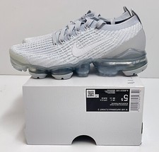 Nike Air VaporMax Flyknit 3 Pure Platinum W AJ6910 100 SIZE 5.5