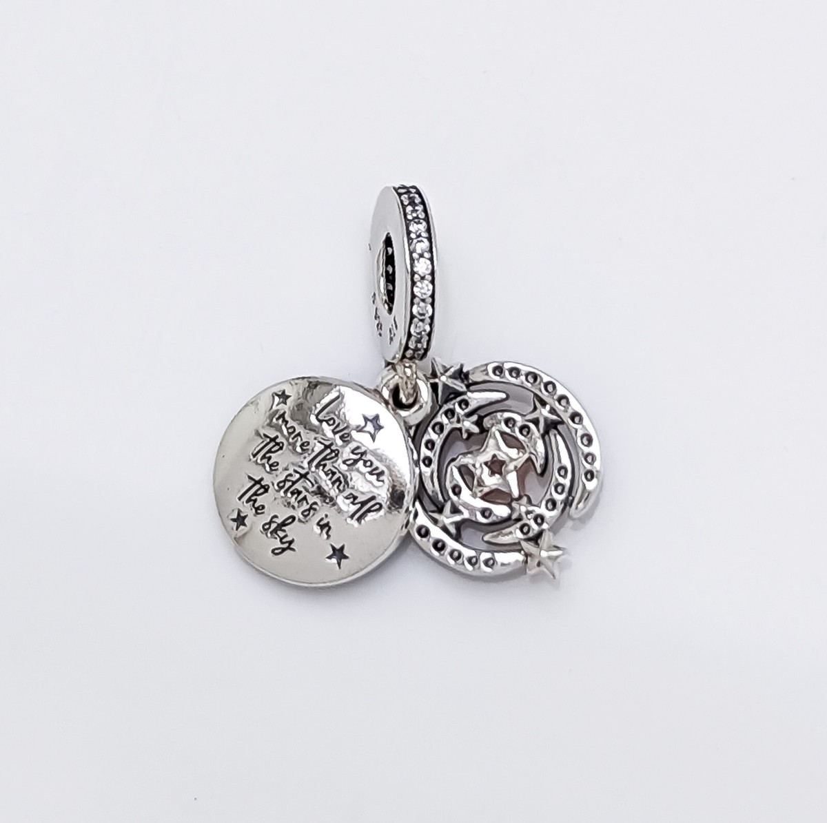 New 100% Authentic PANDORA 925 Rose Gold Shooting Star Double  