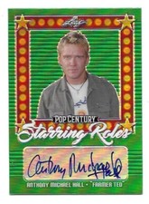 ANTHONY MICHAEL HALL 2021 Leaf POP CENTURY STARRING ROLES Autograph #d 5/7 Actor