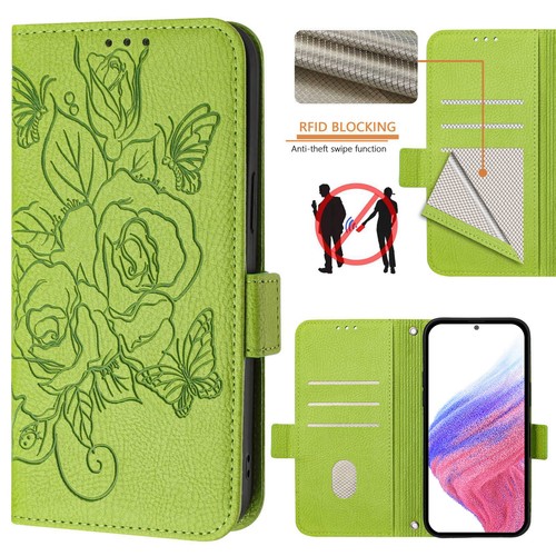 Für Moto G Stylus/Power 5G 2025 Rose Prägung PU Leder Flip Ständer Brieftasche Hülle - Bild 32 von 73