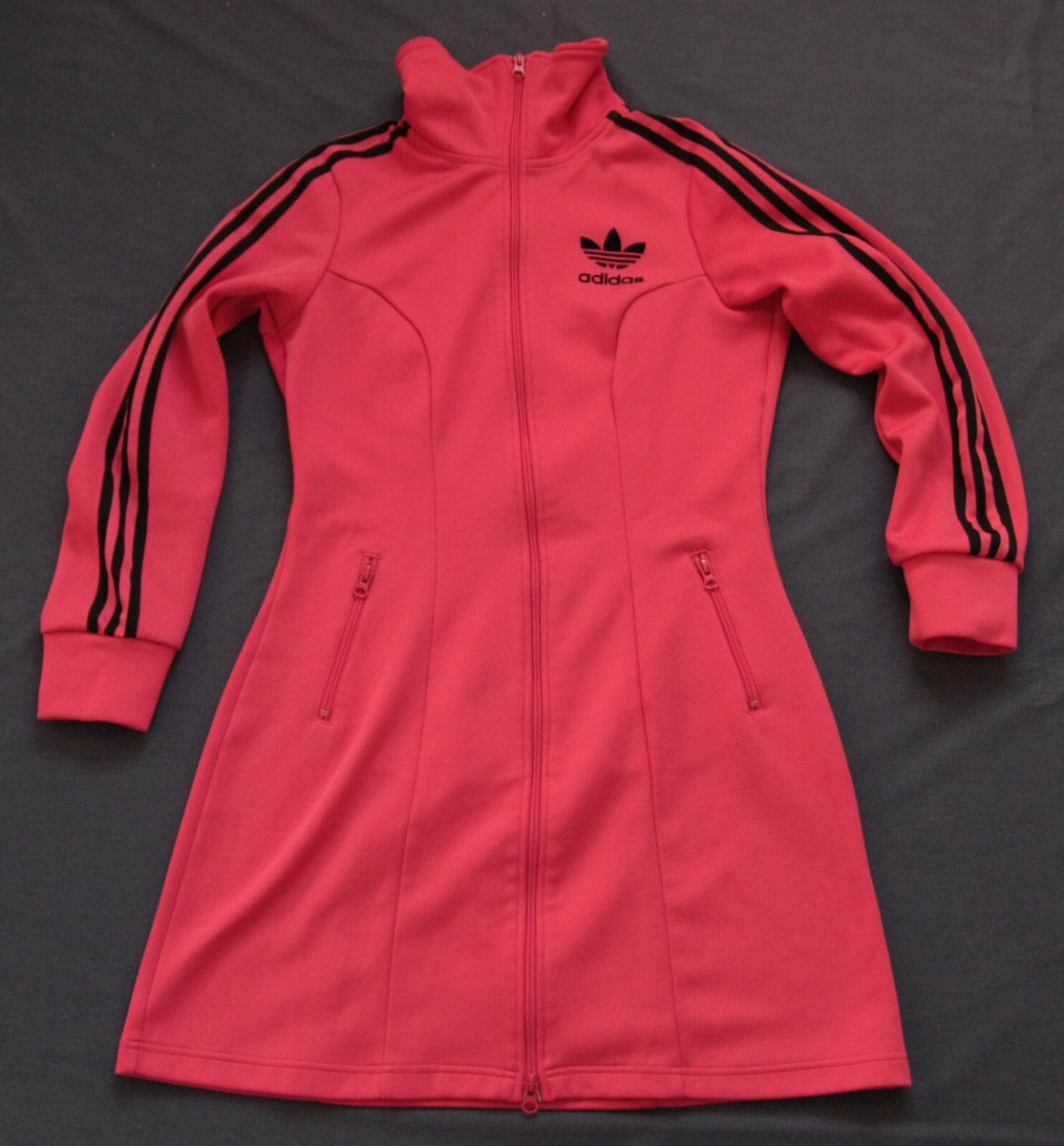 Adidas Tracksuit Track Maxi Dress Vintage Tunic Retro Top Adidas Tracksuit Track Maxi Dress Vintage Tunic Retro Top