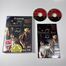 Resident Evil Zero (GameCube, 2002) CIB Game Complete W/ Manual & 2 Discs