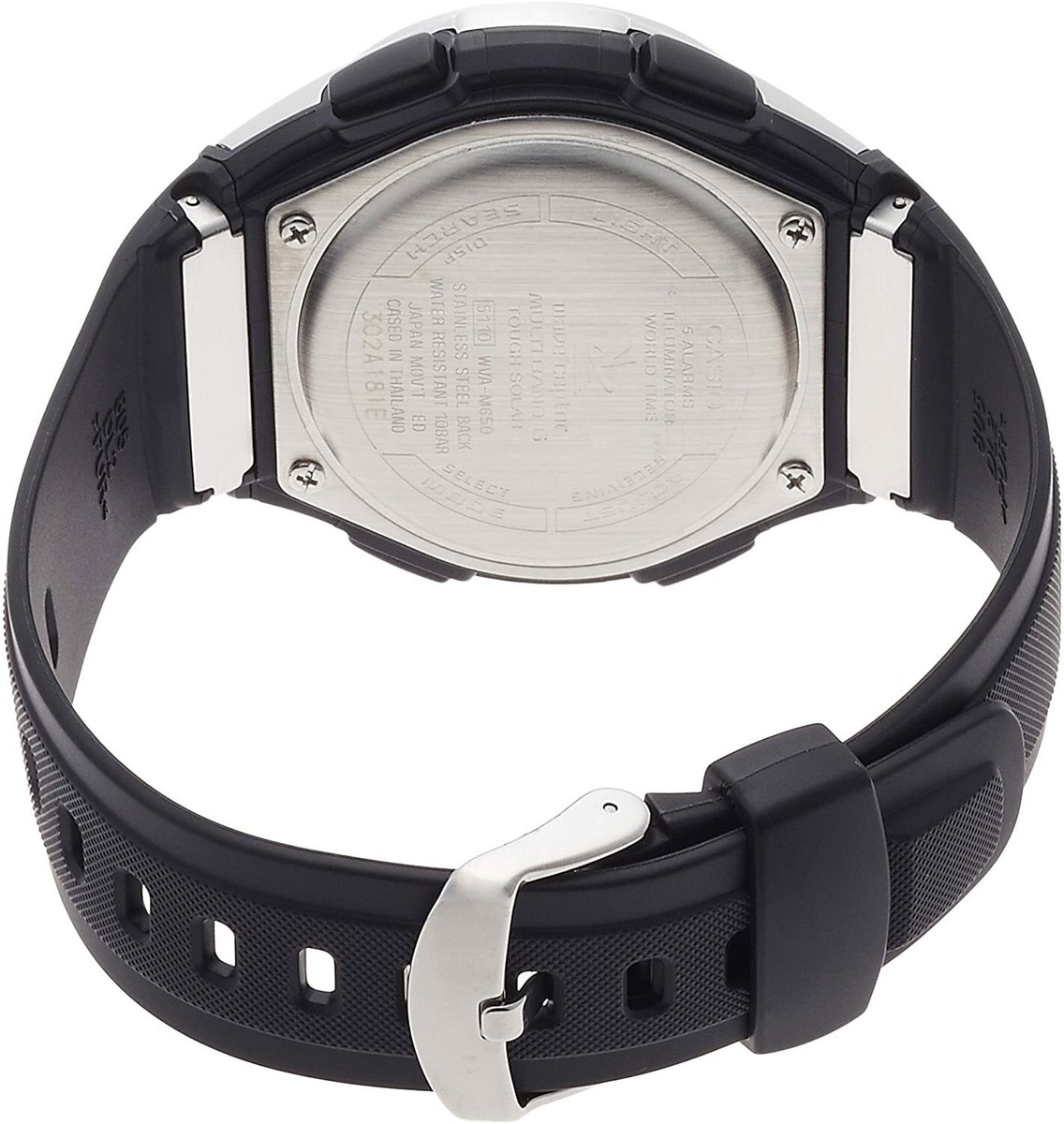 CASIO WAVE CEPTOR WVA-M650-1AJF Black Tough Solar Atomic