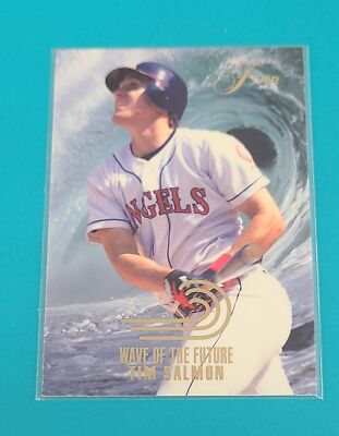 1993 Flair Wave of the Future #15 Tim Salmon California Angels BASEBALL Card a