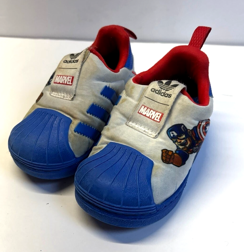 PONY Scarpe culla Adidas Captain America (taglia 5)