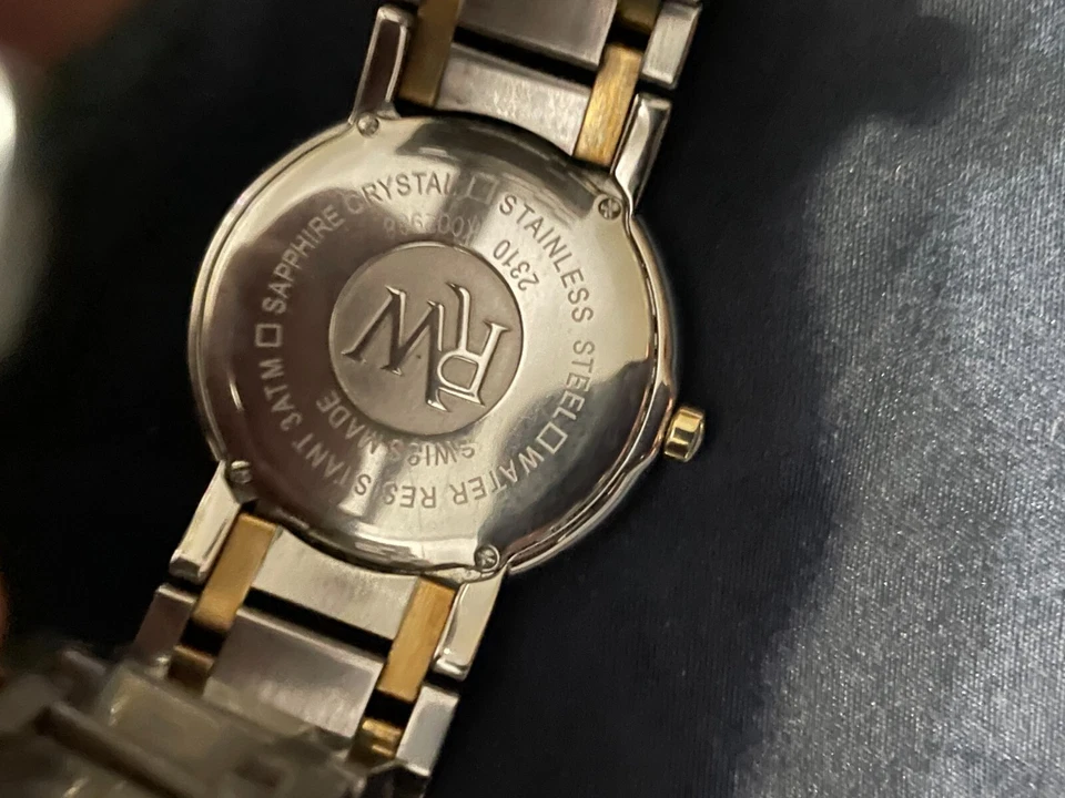 Reloj para hombre Raymond Weil 2310-STG-00308 Othello de acero inoxidable y 18 k GP Foto 4 de 4