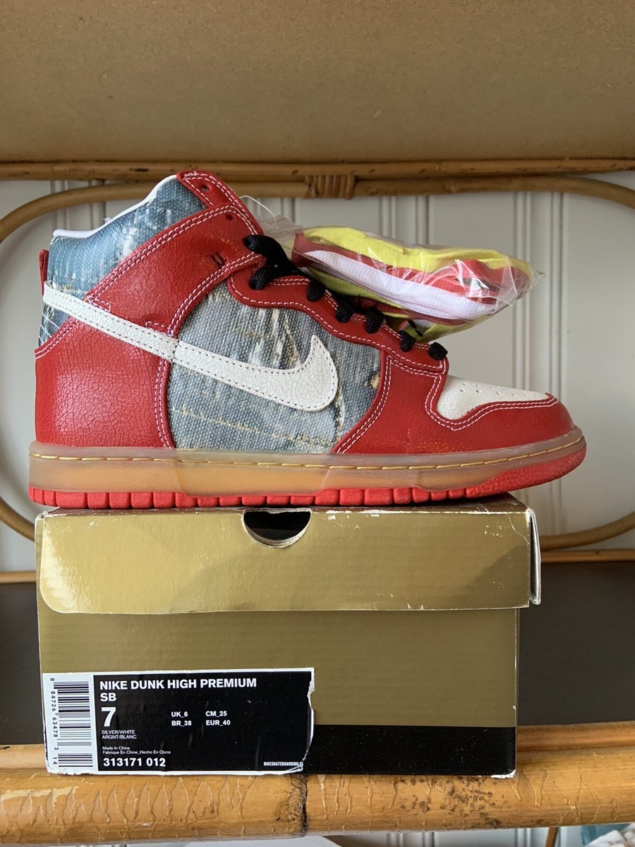 Size 7 - Nike Dunk Premium SB High Shoe Goo for sale online