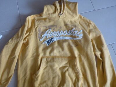 AEROPOSTALE Sweatshirt / Känguru Hoodie  Gelb  Gr. M  !!  NEUWERTIG !!
