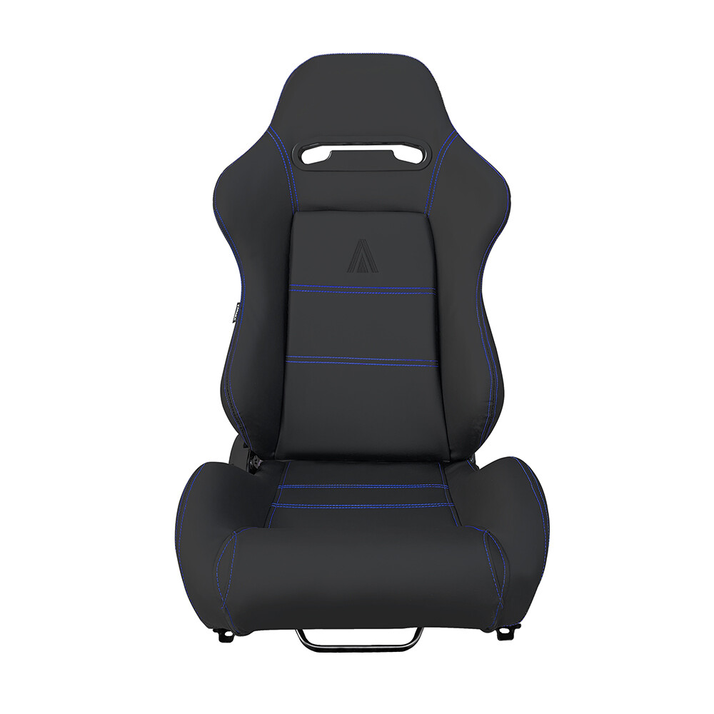 2 X TANAKA BLACK PVC LEATHER RACING SEATS RECLINABLE + SLIDERS FOR FORD 2 X TANAKA BLACK PVC LEATHER RACING SEATS RECLINABLE + SLIDERS FOR FORD