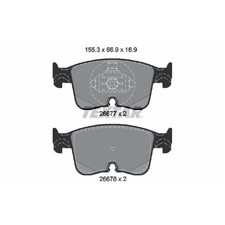 Satz Bremsbeläge Bremsklötze vorne für Cupra Formentor KM7 Leon KL1 KL8 | 244