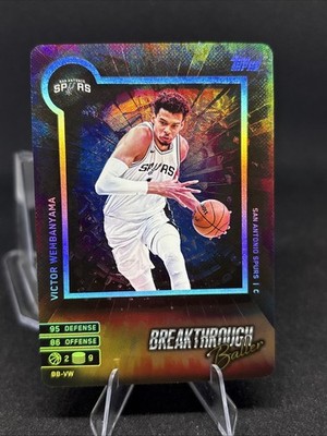 2025-26 Topps Match Attax Victor Wembanyama Spurs Breakthrough Ballers #BB-VW
