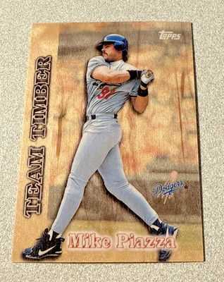 1997 Topps Team Timber #TT16 Mike Piazza Dodgers