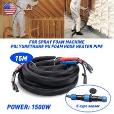 15M Polyurethane PU Foam Hose Heating Hose Heater Pipe for Spray Foam Machine