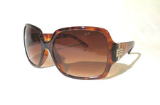 Womens New Sunglasses Model 2056, Tortoise Brown, 58-17-118 rhinestone sides