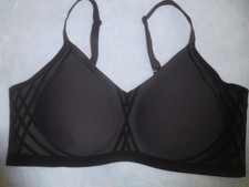 NWOT Honeylove Silhouette Wireless Convertible Bra Black Removable Pads Large