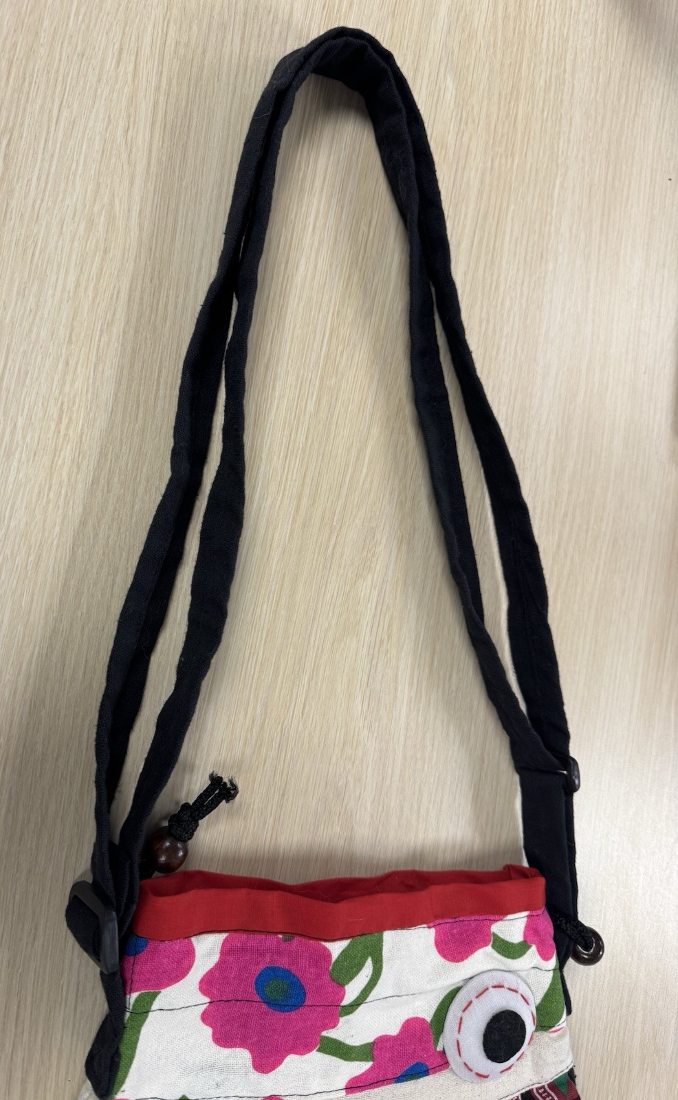 Fish Koi Multicolor Drawstring Purse Crossbody Ba… - image 5